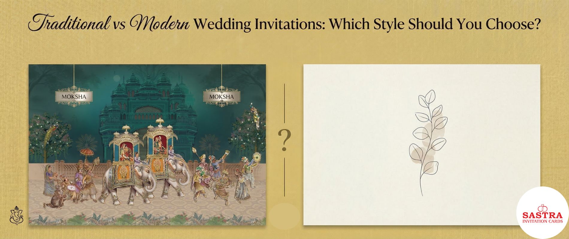 Traditional vs Modern Wedding Invitations